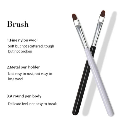 1PC Nail Painting Brush Pen Nail Round Head Phototherapy Pen Nail Brush DIY UV Gel Extension Painting DIY Manicure Tool