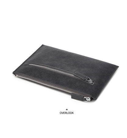 Vintage PU Leather Clutch Bag for Man