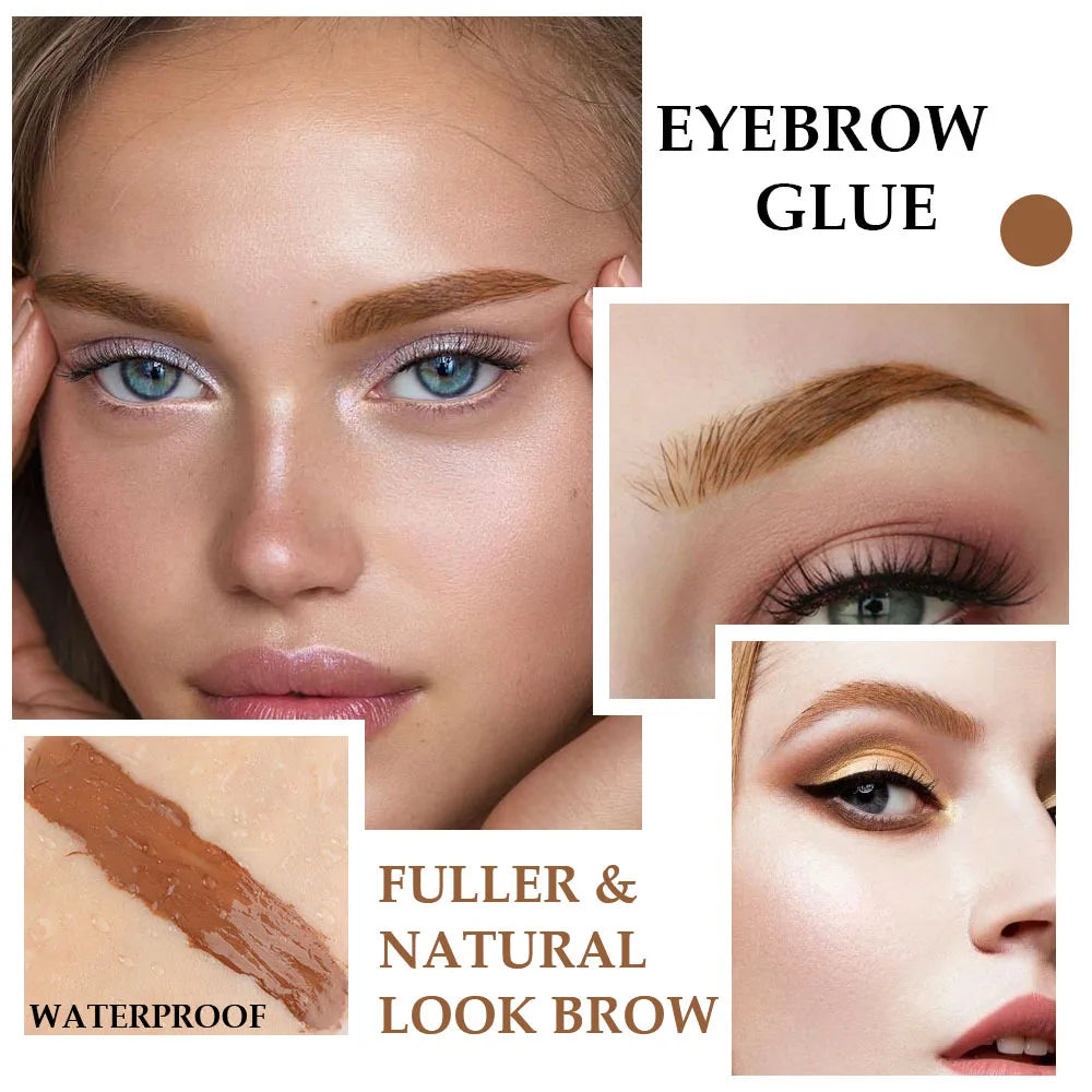 9 Colors Eyebrow Dye Styling Gel Thickening Fiber Brow Tint  Waterproof Easy To Wear Natural Full Eyebrow Cream Eyes Makeup Tool