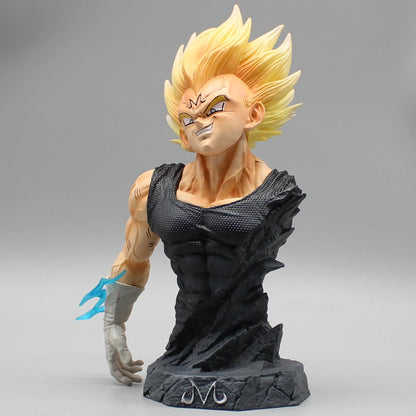 Dragon Ball GK Vegeta Figure 16.5cm Half-length Anime Figurine Pvc Statue Collectible Model Doll Room Decoration Toy Kid Gifts