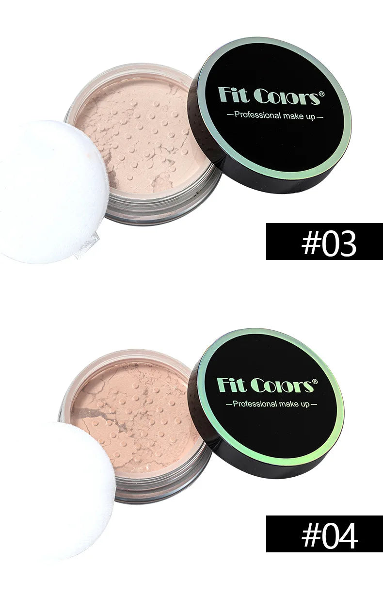 Makeup Sunscreen Loose Powder Oil-control Face Setting Powder Matte Finish Powder Fixed Makeup Brighten Foundation Base Cosmetic