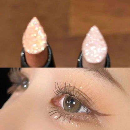 Glittering Eyeshadow Pen Face Makeup Highlighter Stick Long lasting Shiny Diamond Pink Silkworm Champagne Gold Eyeliner Gel Pen