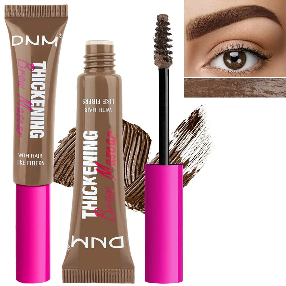 9 Colors Eyebrow Dye Styling Gel Thickening Fiber Brow Tint  Waterproof Easy To Wear Natural Full Eyebrow Cream Eyes Makeup Tool