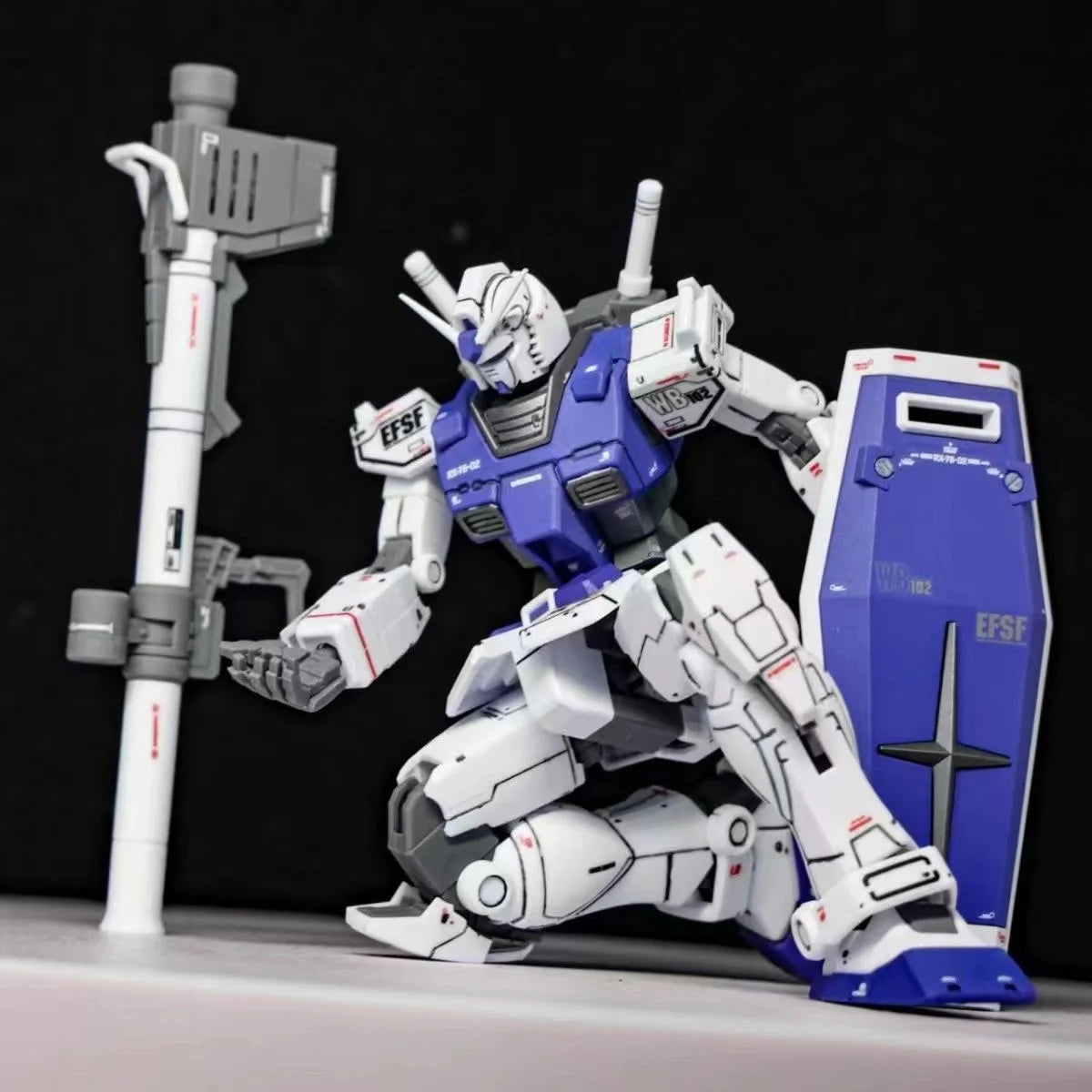 Gundam Figure Hg Pb Rx-78-4 G04 Anime Figures Pvc Mobile Suit Statue Model Kit Standing Collection Ornament Birthday Toys Gifts