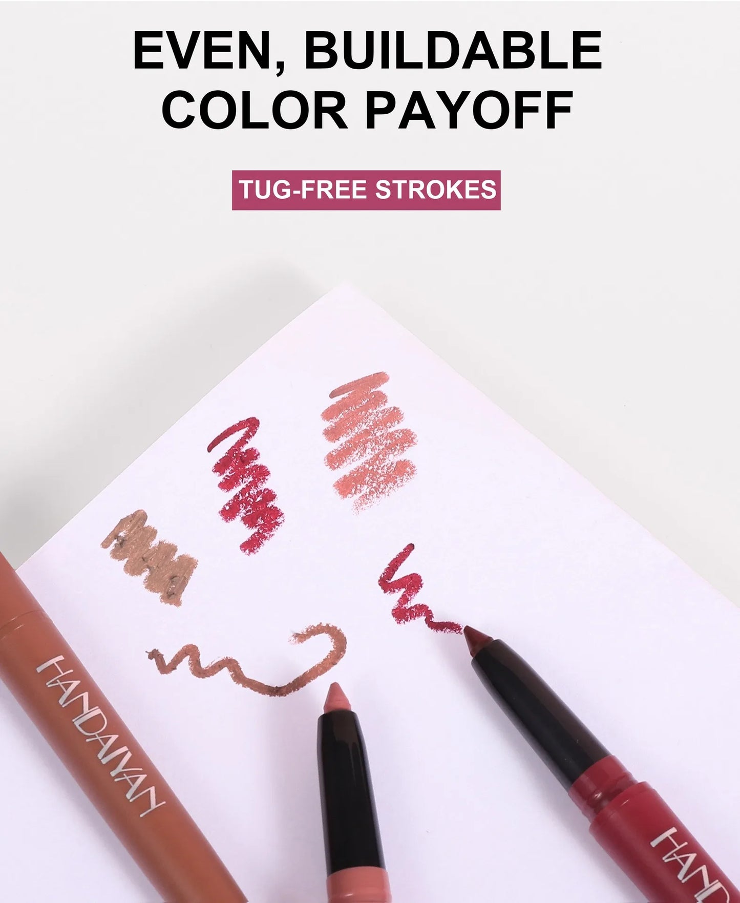 Outline Lips Liner Pencil Velvet Lip Crayon Soft Smooth Colorful Matte Contour Tint Slim Lipstick Long-Lasting Creamy Cosmetics