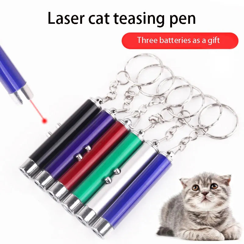 Cat Toy Laser cat teasing pen LED Red Point Fancy Cat Funny Laser Pen Cat Teasing Laser Pen ﻿