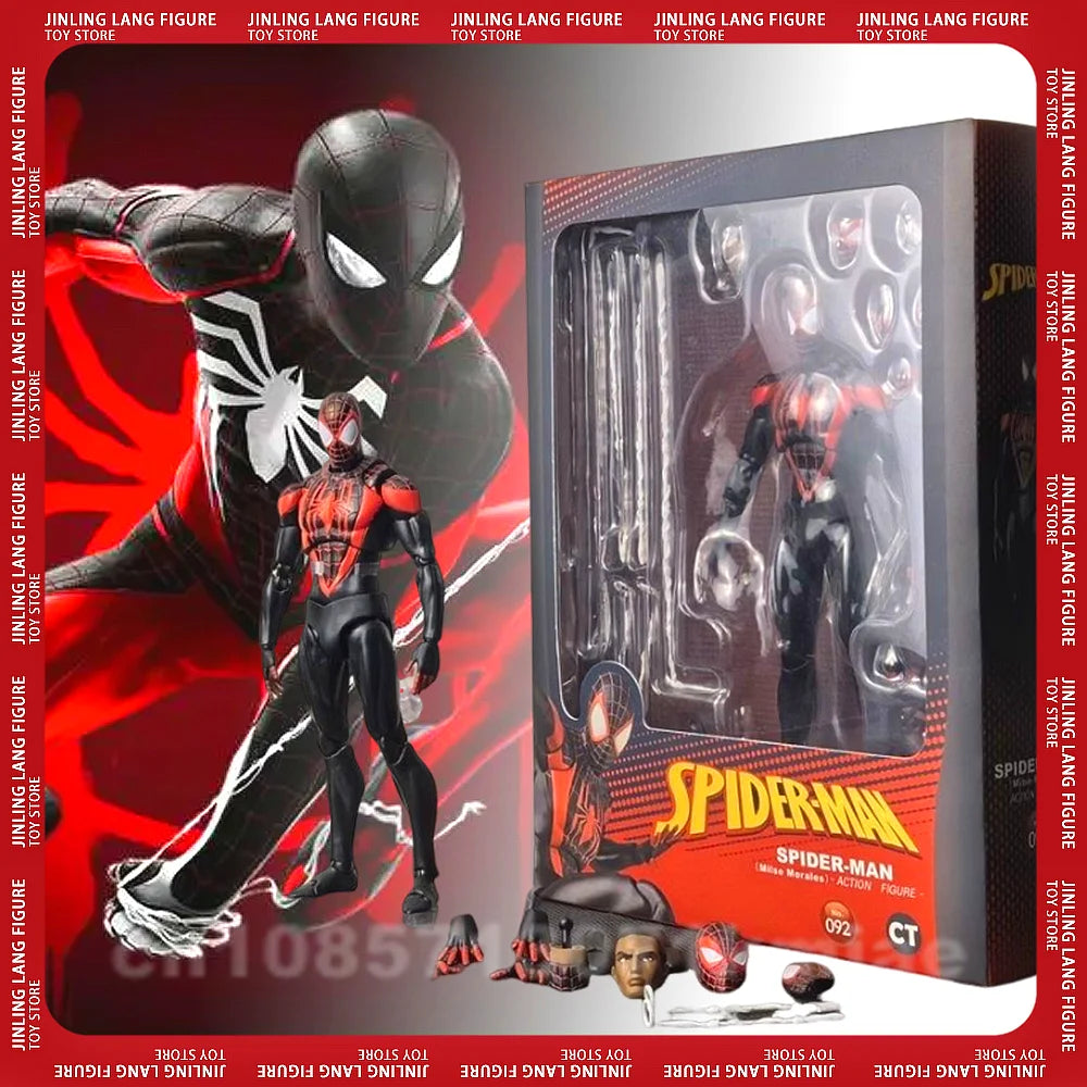 Ct Toys 092 Figure Spiderman 2099 Spider Man Across The Spider-Verse Miles Morales Shf Action Figurine For children Toys Gifts