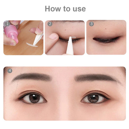 240pcs Invisible Double-fold Eyelid Sticker Natural Eye-Lift Mesh-Lace Transparent Invisible Self-adhesive Eyelid Tape Sticker