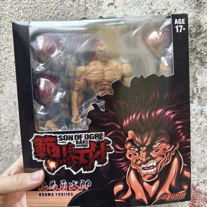 18cm Storm Toy Son Of Ogre Baki Anime Figures Yujiro Hanma Action Figure Statue Collection Figurine Model Doll Toy Birthday Gift