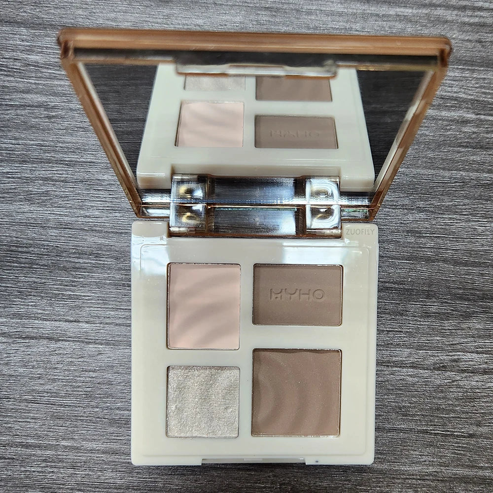 Four-color Highlighter Contour Palette illuminator Makeup 3D Bronzer Matte Contour Powder Rose Blush Highgloss Palette Cosmetics