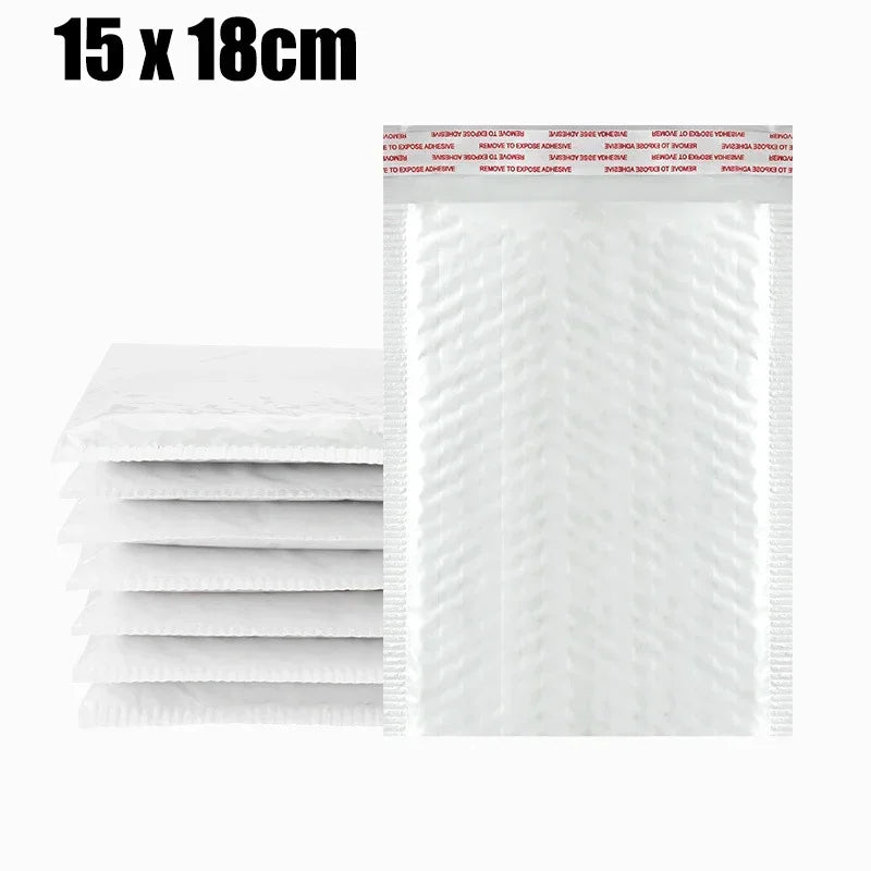 Multifunctional Self-Seal Business Mailing Packages White Foam Bubble Envelopes Adhesive Waterproof Shipping Bags for Packing