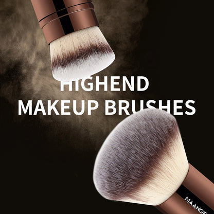 MAANGE Makeup Brushes Double Head Foundation Powder Concealer Blusher Bronzer Makeup Brush Soft Fiber Hair Cosmetic Beauty Tools