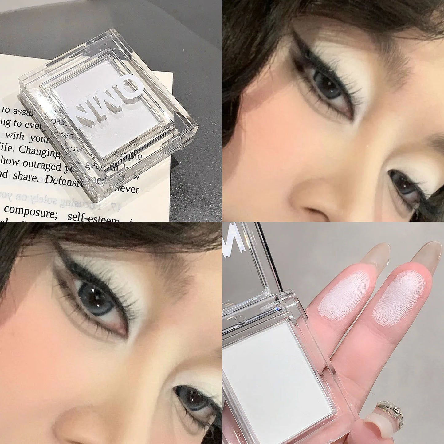 Matte Complexion Brightens Eye Shadow Palette Monochrome Highlight Eyeshadow Base Primer Color Nude Makeup Daily Cosmetics