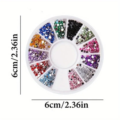 Nail Parts Nail Art Glitter Rhinestone Crystal Gems Jewelry Bead Manicure Decoration Accessories Nail Supplies For Professionals