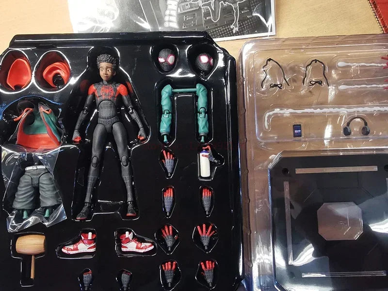 ML Legends Spider Man Action Figure Across the Spider-Verse SV Spiderman Miles Morales PVC Figures Action Figurine Gift Toys