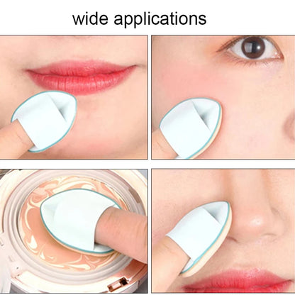 5/10Pcs Mini Finger Puff Foundation Small Air Cushion Powder Sponge Face Concealer BB Cream Cosmetic Applicator Makeup Tools