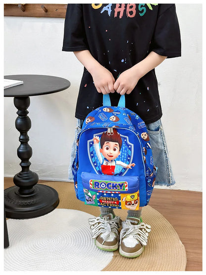 Original PAW Patrol Children School Bag Cute Dogs Fashion Boy Girl Backpack Kids Kindergarten Backpacks Chase Skye Baby Gift