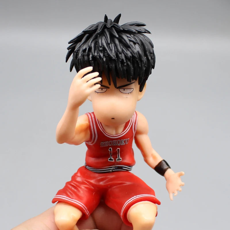 Slam Dunk Figures Rukawa Kaede Vs Sakuragi Hanamichi 15cm Figures Pvc Q Edition Statue Ornament Model Anime Dolls Kids Toys Gift