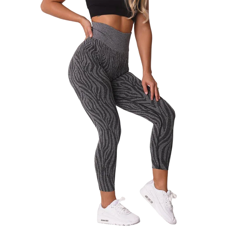 Nvgtn Zebra Pattern Seamless Leggings Women Soft Workout Tights Fitness Outfits Yoga Pants  Gym Wear