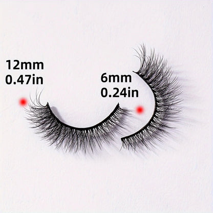 14 Pairs Cat Eye False Mink Lashes Thick Wispy Fluffy Eye Lashes Natural Look Volume Fake Eyelashes eye makeup tool