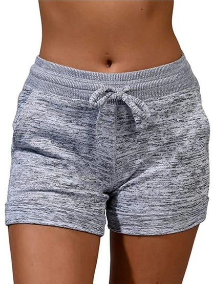 Womens Solid Elasticated Waist Shorts PLUS SIZE OVERSIZED Ladies Summer Yoga Gym Fitness Jogging Hot Pants Sweatpants Clothing