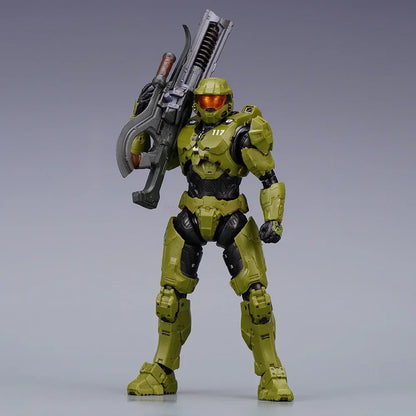 Hot 18cm Halo Infinite Master Chief Mjolnir Mk Vi 1/12 Scale 17.5cm 6" Action Figure Re:Edit Gen.3 117 Ko'S 1000 Model Toy Gift