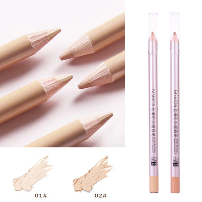 3D Concealer Pencil Covers Acne Spots Dark Circles Wooden Rod Natural Contour Cosmetic Face Makeup Brighten Pen Covers Tools