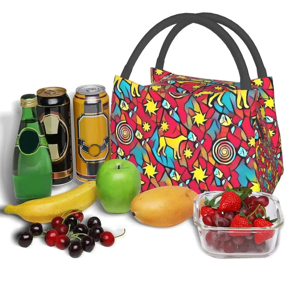 I Love Bingo Game Insulated Lunch Bags for School Office Waterproof Cooler Thermal Lunch Box Women lunchbag