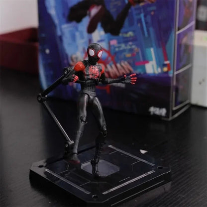 ML Legends Spider Man Action Figure Across the Spider-Verse SV Spiderman Miles Morales PVC Figures Action Figurine Gift Toys