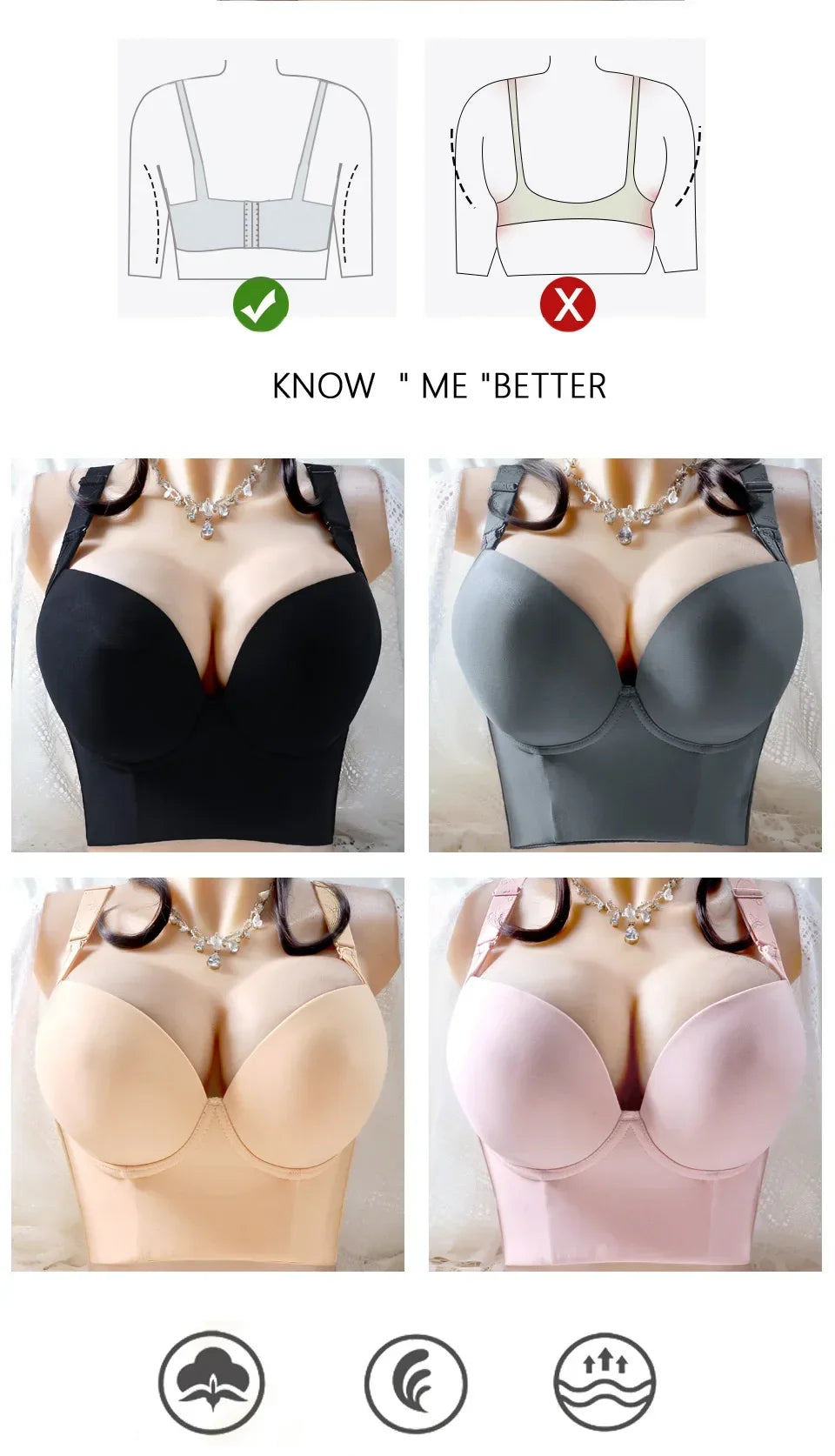 Sexy Big Size Ladies Wire Free Bralette Seamless Brassiere Fashion Push Up Bra Plus Size Lingere Underwear Women Bra Large