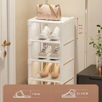 Shoe rack, multi-layer storage rack, household space saving,doorstep entry,indoor dormitory, apartment, small-sized shoe cabinet