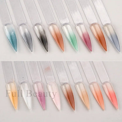 16Colors Red Series Nail Solid Pigment Gradient Design Nails Art Rubbing Dust Set Fine Chrome Powder Decoration Manicure LAJBF03