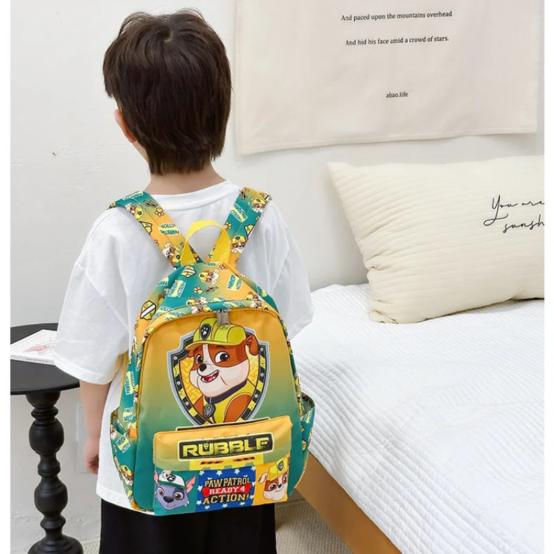 Original PAW Patrol Children School Bag Cute Dogs Fashion Boy Girl Backpack Kids Kindergarten Backpacks Chase Skye Baby Gift