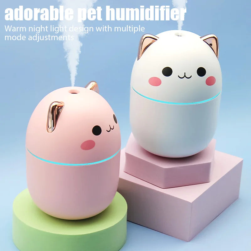 Mini Cute Air Humidifier Essential Oil Humidificadores Home Bedroom Aroma Diffuser Purifier perfume Cool Mist Maker umidificador