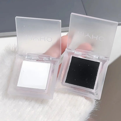 Monochrome Matte White Eyeshadow Primer Makeup Lasting Smooth Easy To Wear Naturally Brighten Silkworm Eye Shadow Palette