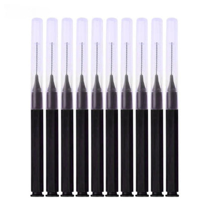 20Pcs Mini Eyebrow Brush Brow Perm Brush Disposable Brow Lifting Brushes Bendable Micro Eyelash Brush Applicators Makeup Tools