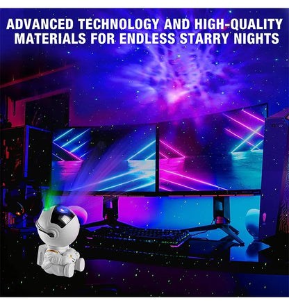 Galaxy Star Astronaut Projector LED Night Light Starry Sky Porjectors Lamp Decoration Bedroom Room Decorative For Children Gifts