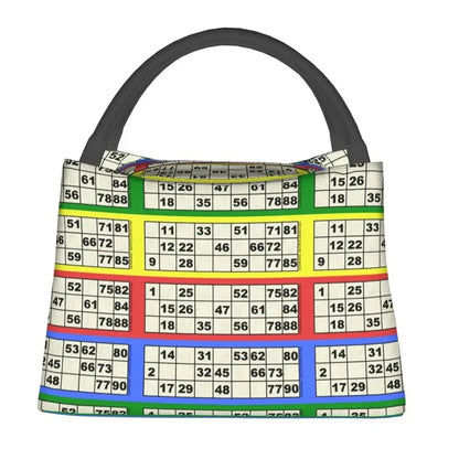 I Love Bingo Game Insulated Lunch Bags for School Office Waterproof Cooler Thermal Lunch Box Women lunchbag