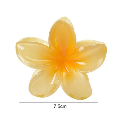 Hawaiian Flower Hair Claw Clips Large Claw for Thick/Thin Hairpins for Women Girls Barrettes Beach Summer Hair Accessories Gifts