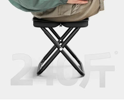 Outdoor folding chair, picnic camping, small horse fishing stool, portable folding stool, multifunctional stool for home use