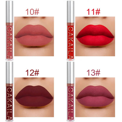 10/6 PCS Lipstick Set Matte Nude Liquid Lip Stain Makeup for women Non stick Cup Lip Gloss Waterproof Long lasting Cosmetics