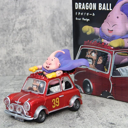 14cm Dragon Ball Z Fat Buu Anime Figures Majin Buu Figurine Mr. Satan Drive Car Pvc Statue Collectible Model Decoration Toy Gift