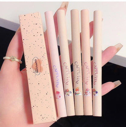 Milk Matte Smooth Lip Liner Pen Long Lasting Lipstick Contouring Waterproof Lip Stick Pencil Nude Pink Lip Tint Lipliner Makeup