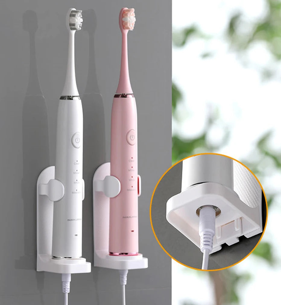 Adjustable Toothbrush Holder Electric Toothbrush Base Silicone Non-slip Wall Mount Brush Body Rack Adapt 99%