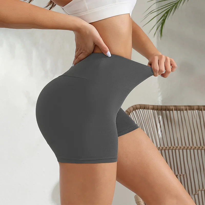 Workout Booty Spandex Shorts for Women High Waist Soft Yoga Shorts