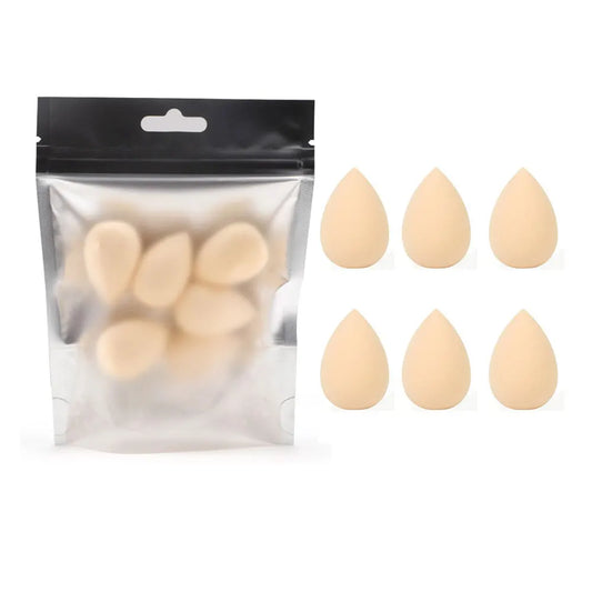 6pcs Mini Makeup Sponge Puff Beauty Egg Sponge for Makeup Concealer Foundation Face Cosmetic Puff Kit Make Up Blender Tools