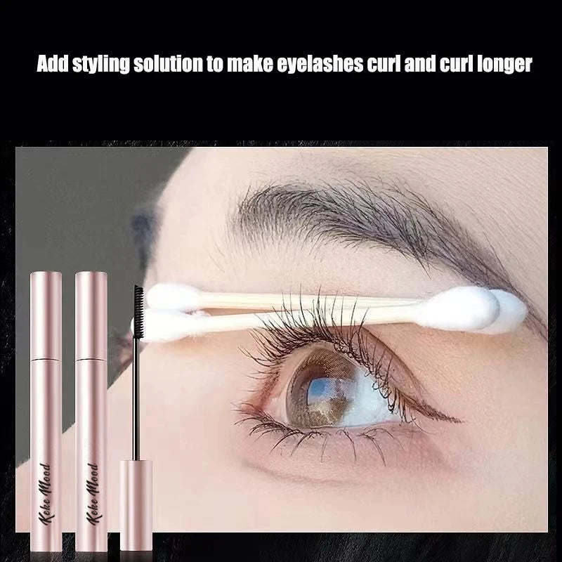 Unilateral Black Mascara Lengthens Eyelashes Volume Long Lasting Waterproof Natural Lashes Female Professional Makeup Cosmetic