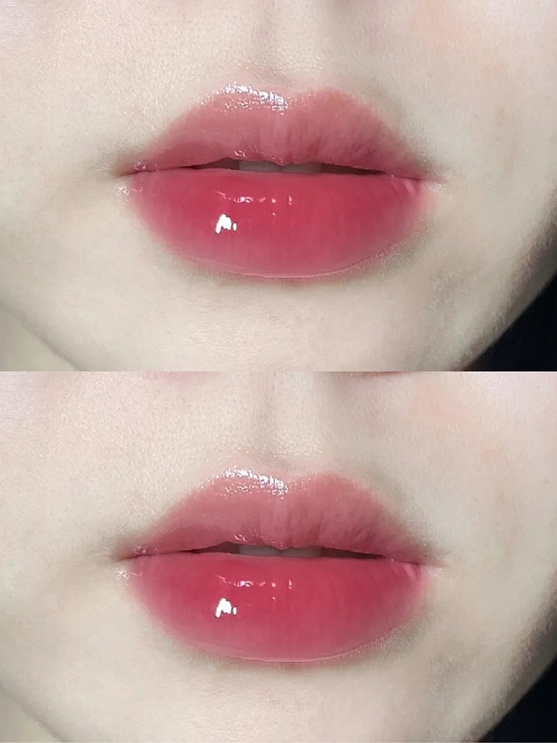 Liquid Lipstick Cute Cat Jelly Lip Glaze Moisturizing Lasting Sexy Red Mirror Lip Gloss Lip Tint Beauty Makeup Lip Care Oil