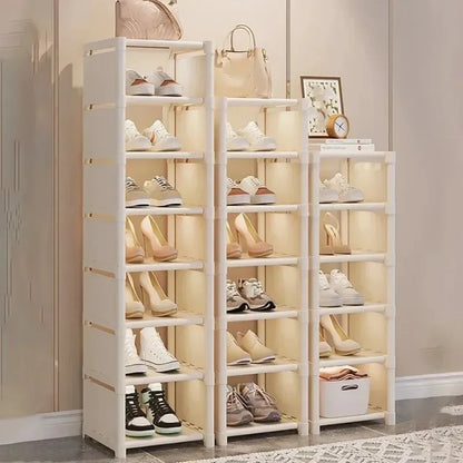 Shoe rack, multi-layer storage rack, household space saving,doorstep entry,indoor dormitory, apartment, small-sized shoe cabinet