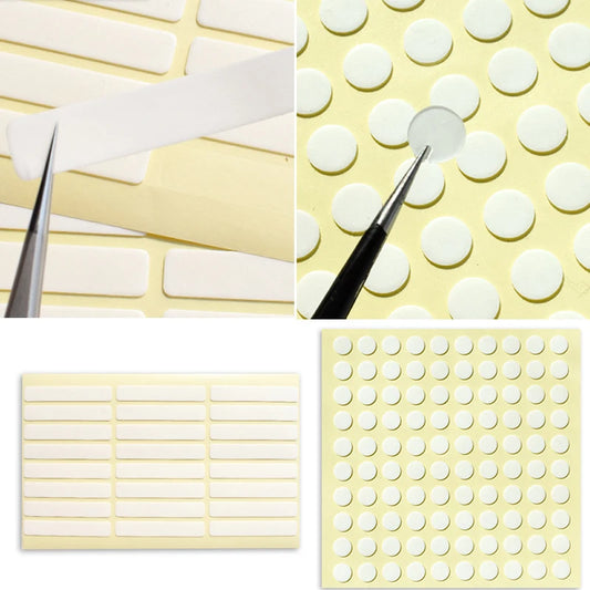 Double-sided Tape Stickers, Cut-Free Glue, DIY False Fake Nail, Manicure Tool, 24/100 Tips